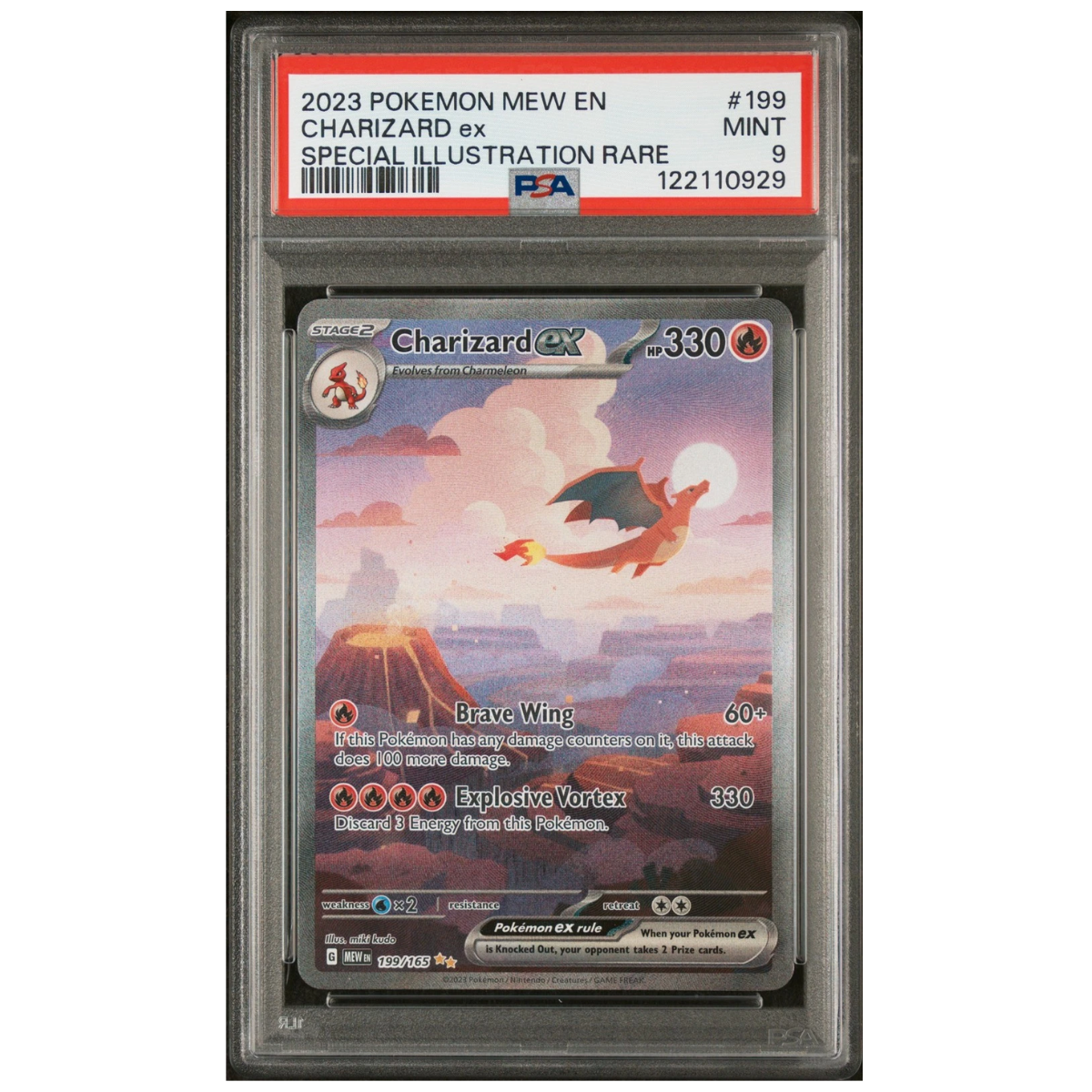 Charizard ex (199/165) | PSA 9 - Pokémon 151