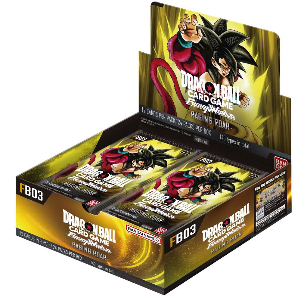 FB03 Booster Pack | Raging Roar | Fusion World | DRAGON BALL | English