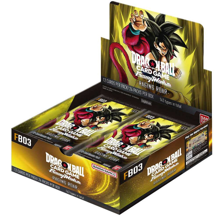 Booster Box FB03 | Raging Roar | Fusion World | DRAGON BALL | English