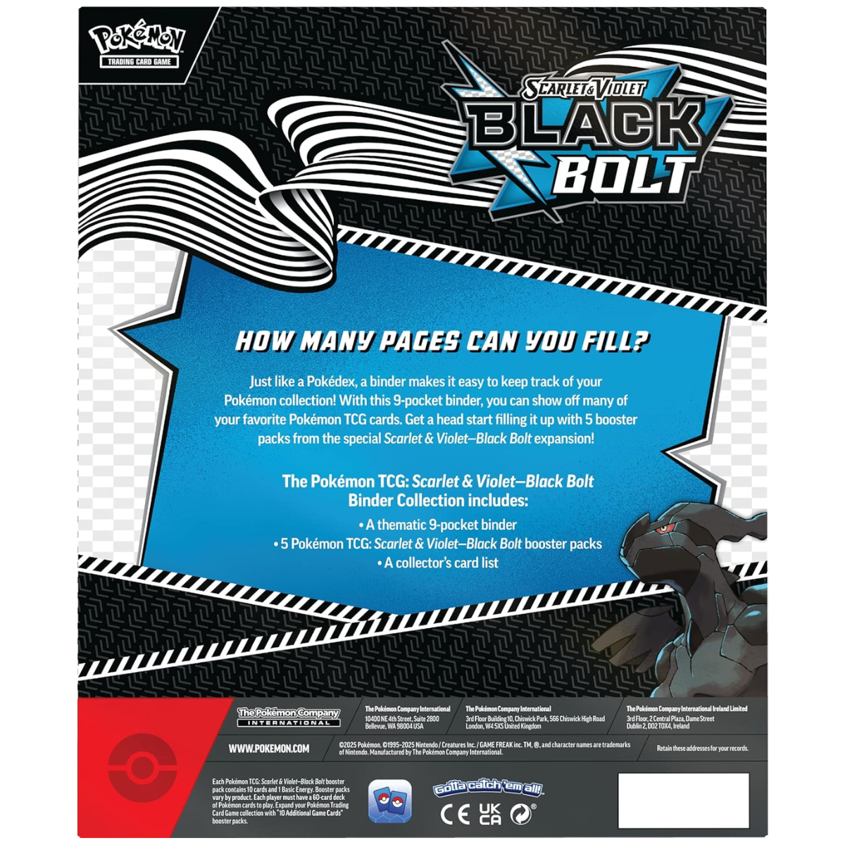Black Bolt & White Flare Binder Collection