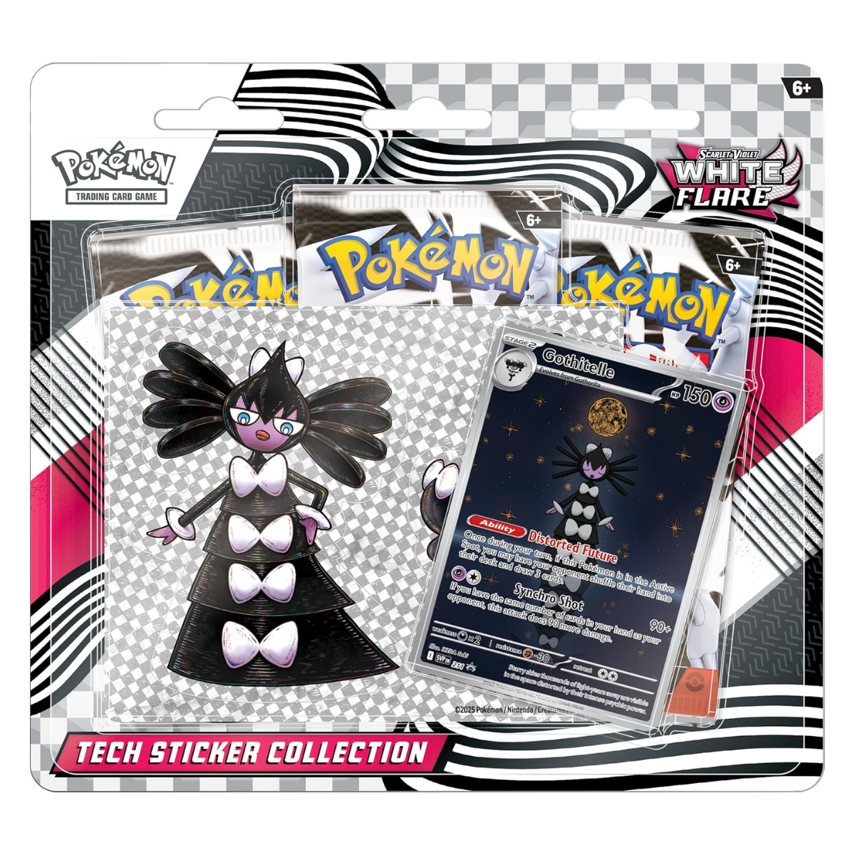 Black Bolt & White Flare Tech Sticker Collection