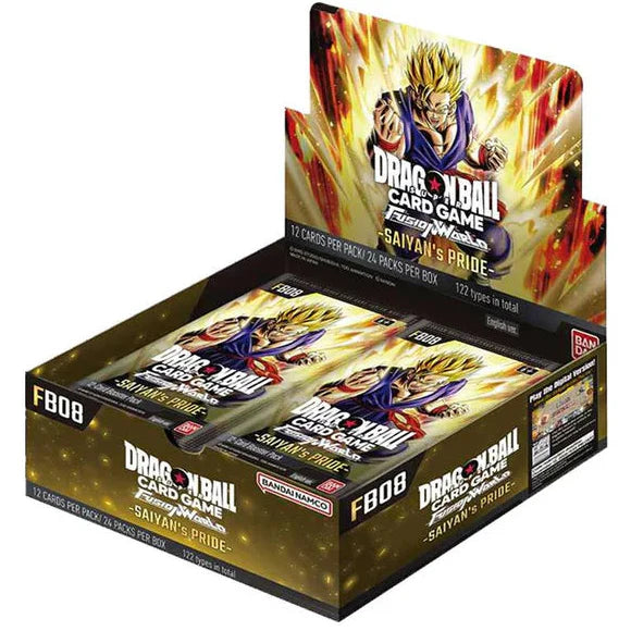 FB08 Booster Pack | Saiyan's Pride | Fusion World | Dragon Ball | English