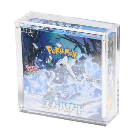 Magnetic Acrylic Box for Japanese Standard Pokémon Booster Box | The Acrylic Box