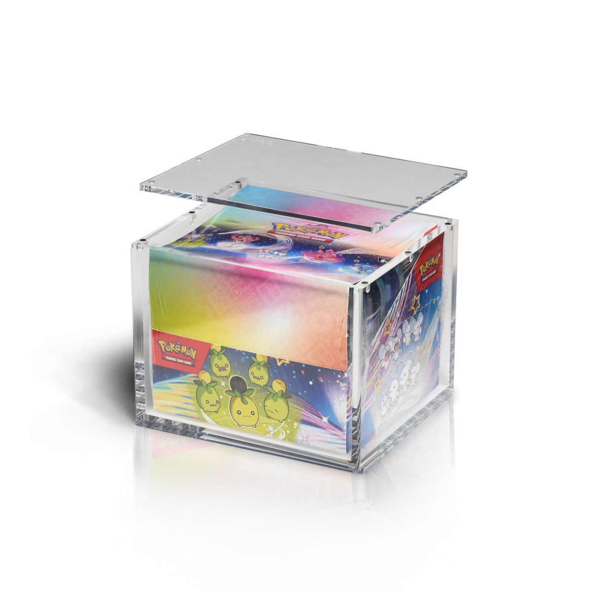 Magnetic Acrylic Box for Mini Tin Case [10 units] | The Acrylic Box