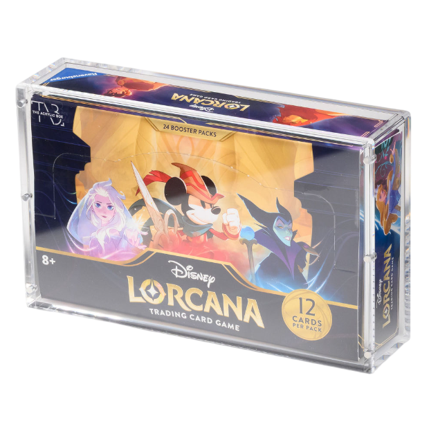 Magnetic Acrylic Box for Lorcana Booster Box — Protect and Display in Style | The Acrylic Box