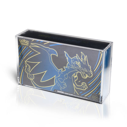 Magnetic Acrylic Box for Ultra Premium 151, Mega Charizard and Terapagos | The Acrylic Box