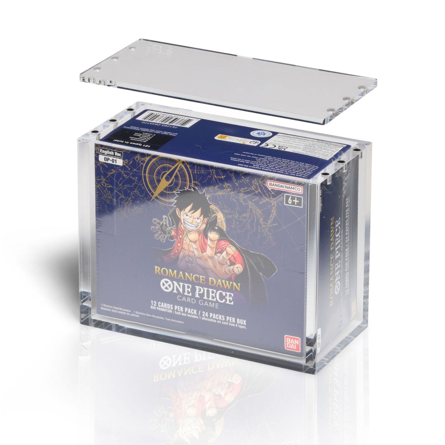 Magnetic Acrylic Box for One Piece | OP-01 Reprint and OP-03 | The Acrylic Box