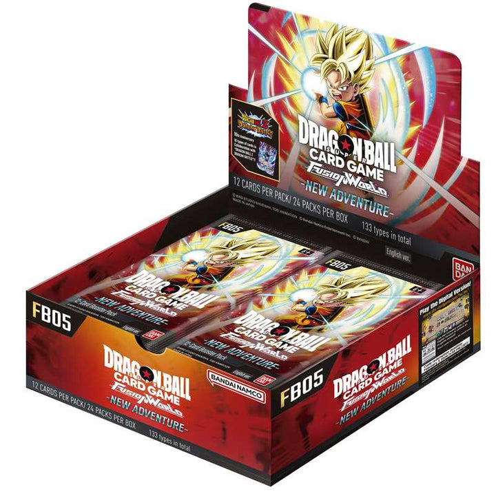 Booster Box FB05 | New Adventure | Fusion World | DRAGON BALL | English