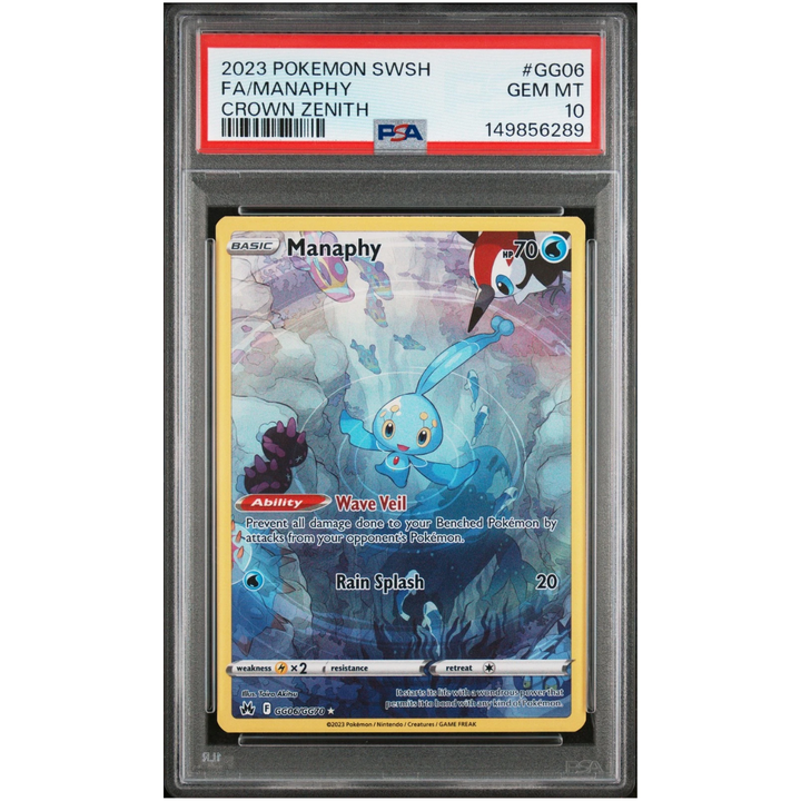 Manaphy (GG06/GG70) | PSA 10 - Crown Zenith