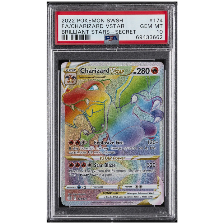 Charizard VSTAR (174/172) | PSA 10 - Brilliant Stars