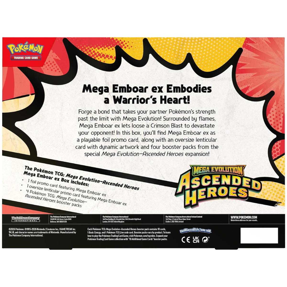 Ascended Heroes: Mega Meganium/Emboar/Feraligatr ex Box