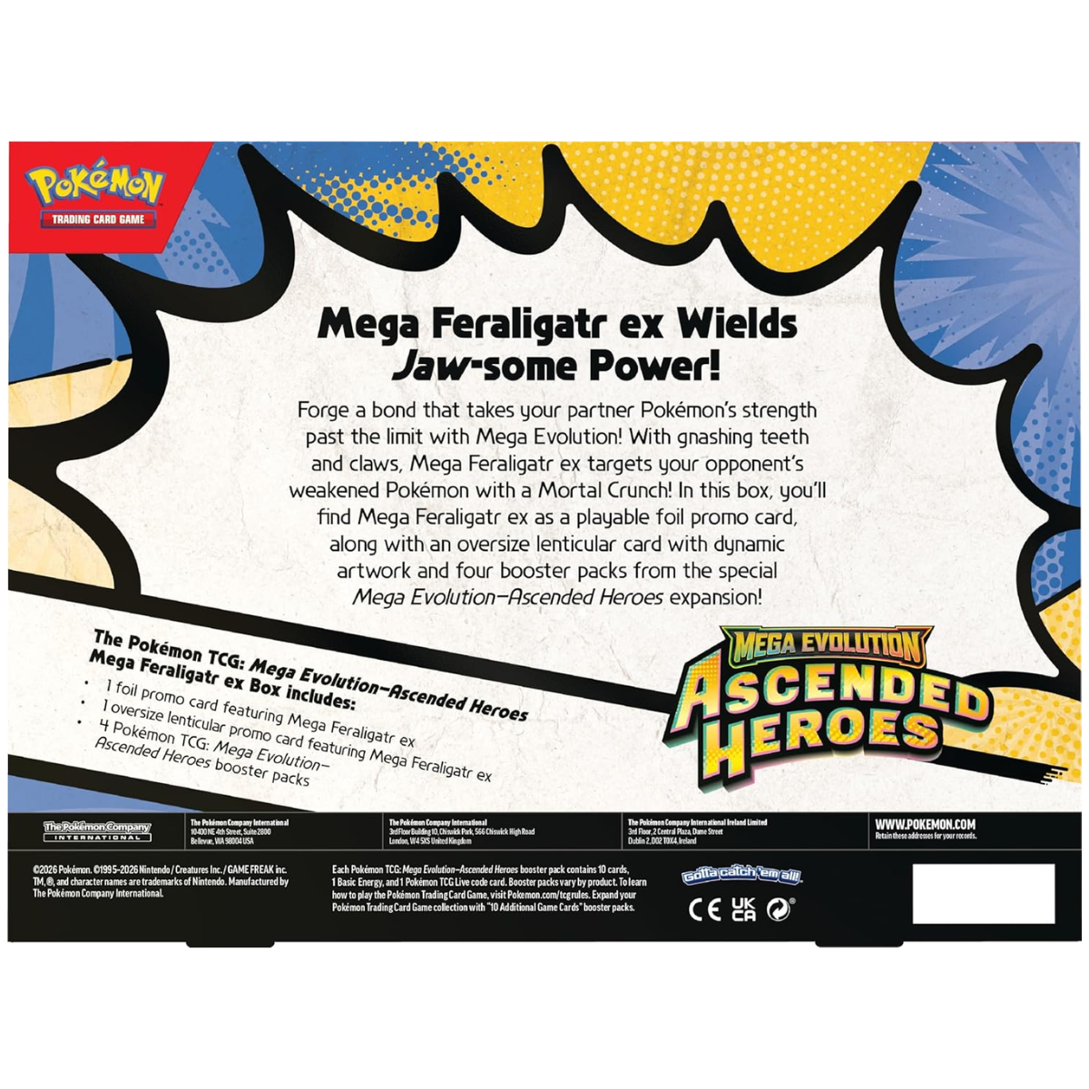 Ascended Heroes: Mega Meganium/Emboar/Feraligatr ex Box
