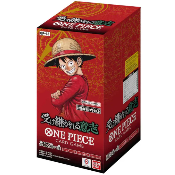 OP-13 Booster Box | ONE PIECE | Carrying On His Will | Japanese