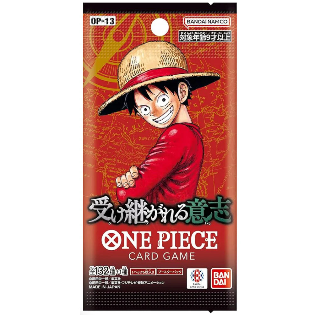 OP-13 Booster Box | ONE PIECE | Carrying On His Will | Japanese