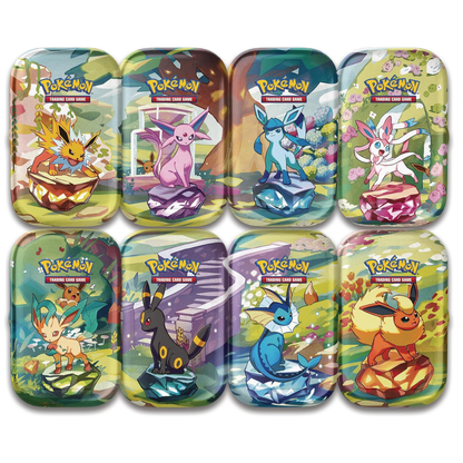 Prismatic Evolutions: Mini Tin Display