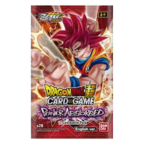 B-20 Booster Pack Power Absorbed – Dragon Ball Super Card Game English sealed product