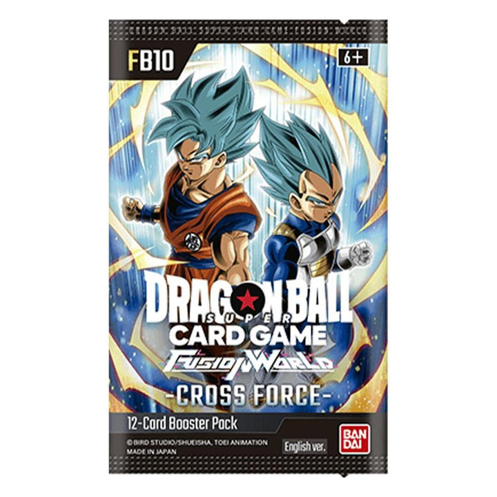FB10 Booster Pack Cross Force – Dragon Ball Super Card Game Fusion World English sealed product