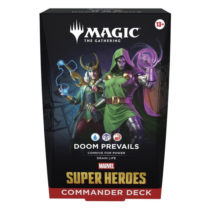 Marvel Super Heroes Commander Deck - Doom Prevails – Magic: The Gathering English sealed product