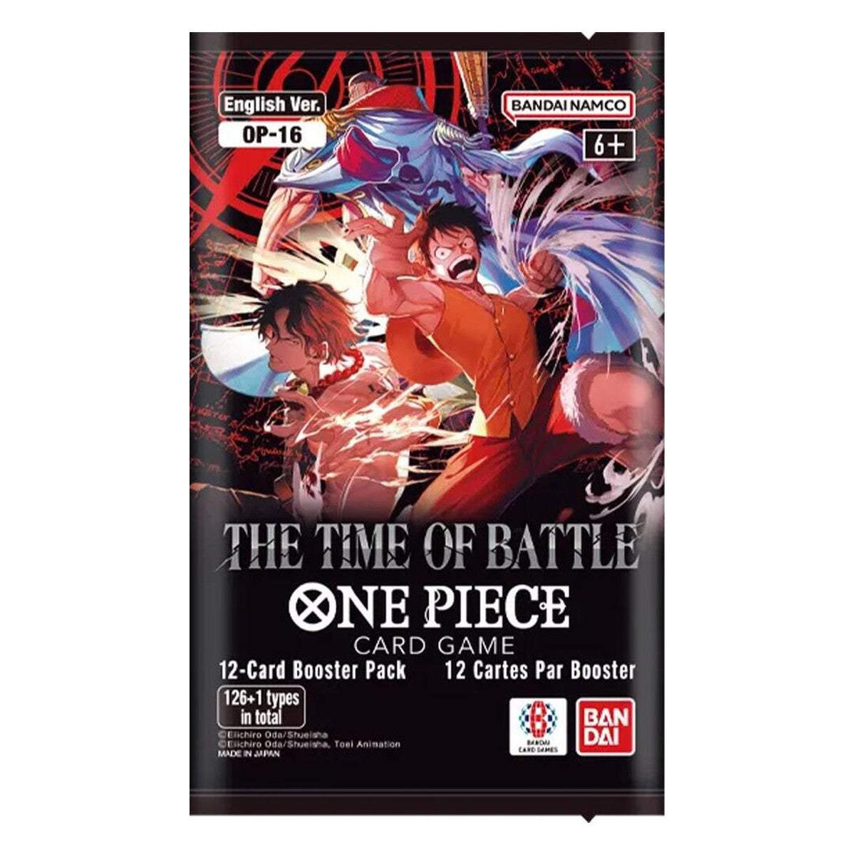 OP-16 Booster Pack The Time of Battle – One Piece Card Game English sealed product
