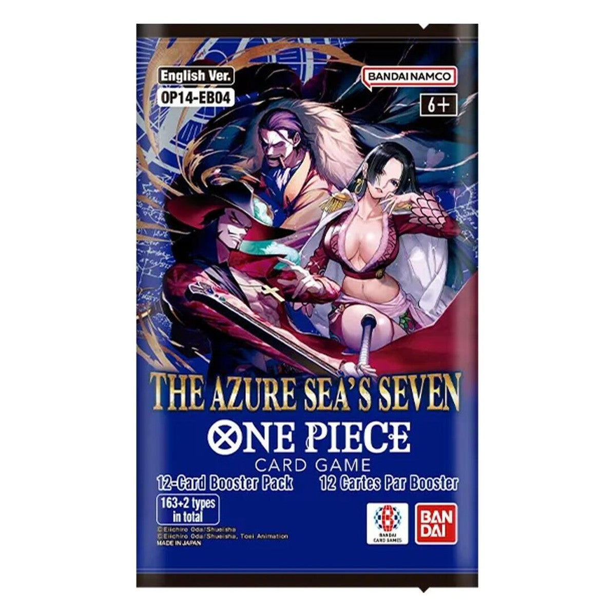 OP14-EB04 Booster Pack The Azure Sea's Seven – One Piece Card Game English sealed product