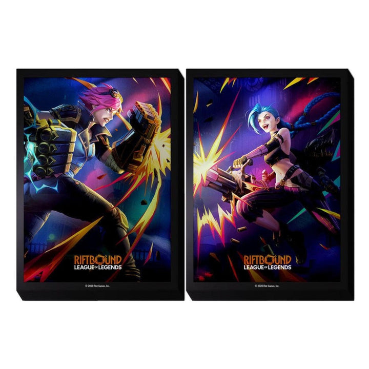 Riftbound Official Card Sleeves – Vi vs. Jinx
