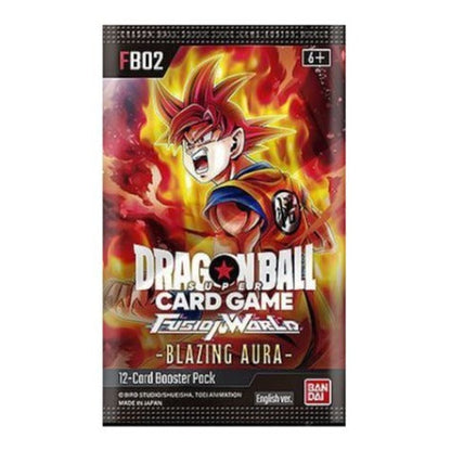 FB02 Booster Pack | Blazing Aura | Fusion World | Dragon Ball | English