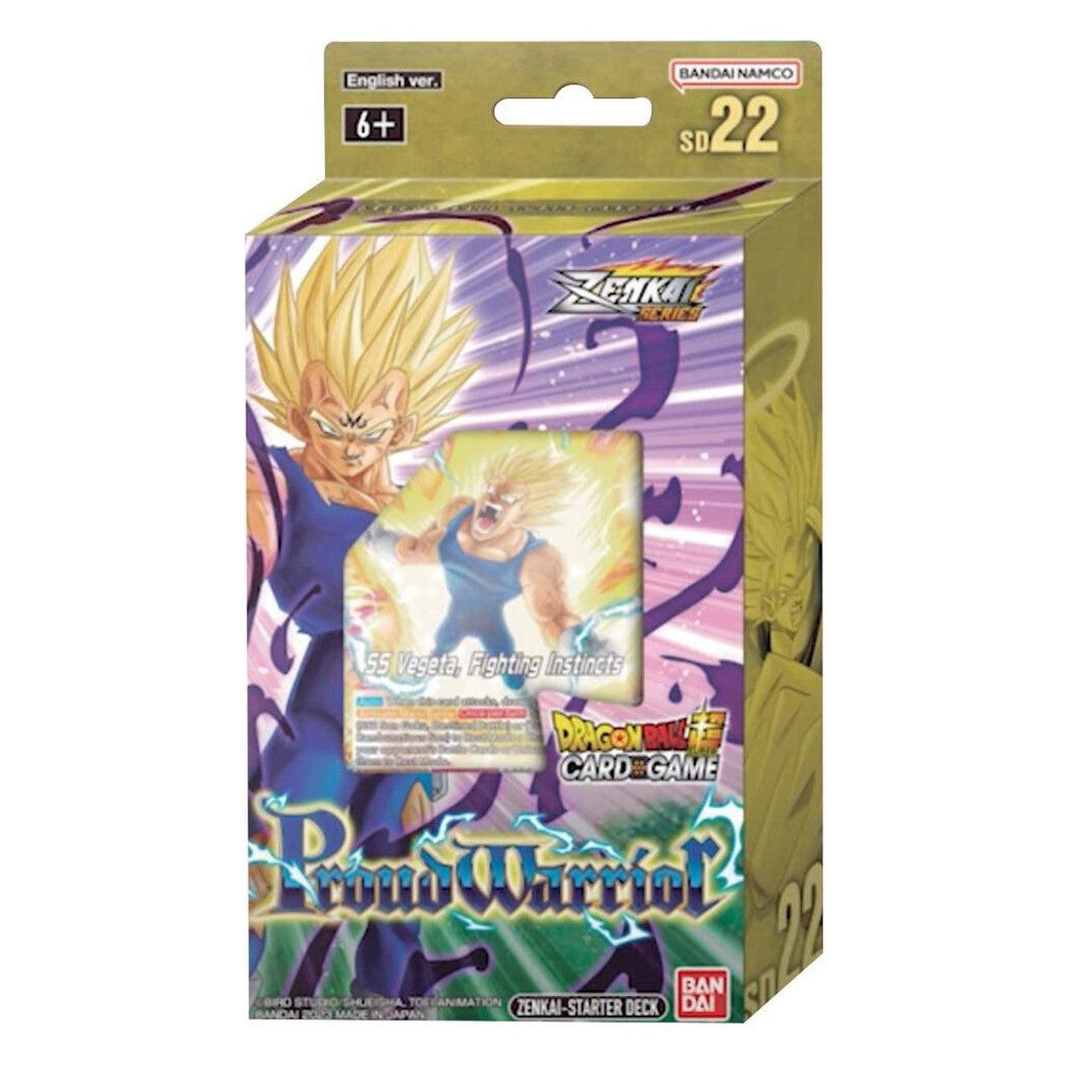 Starter Deck 22 -Proud Warrior- [DBS-SD22] – Dragon Ball Super Card Game English sealed product