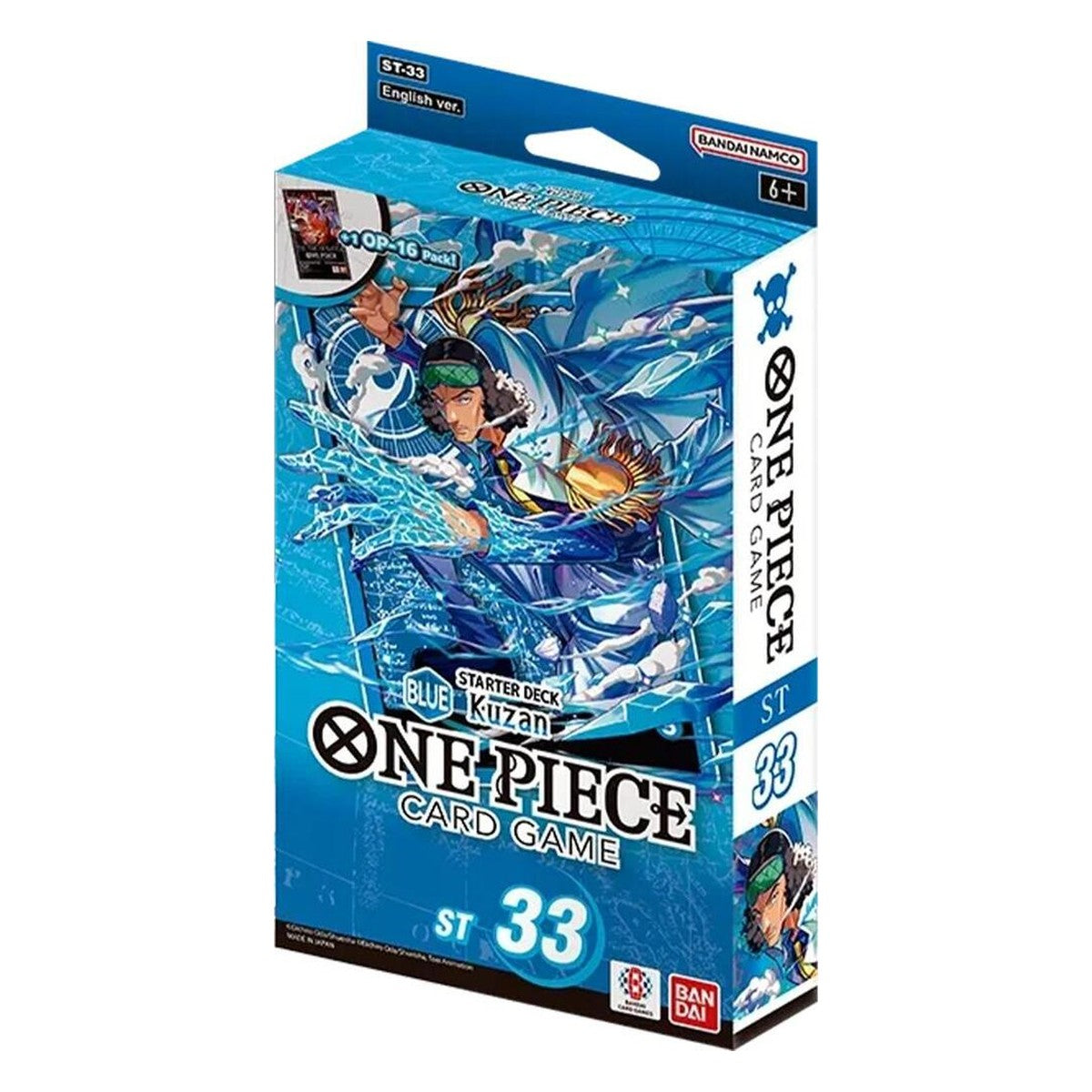 Starter Deck BLUE Kuzan [ST-33] English – One Piece Card Game English sealed product