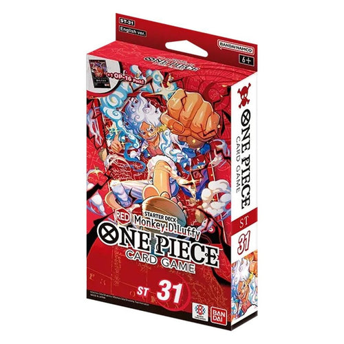 Starter Deck RED Monkey.D.Luffy [ST-31] English – One Piece Card Game English sealed product