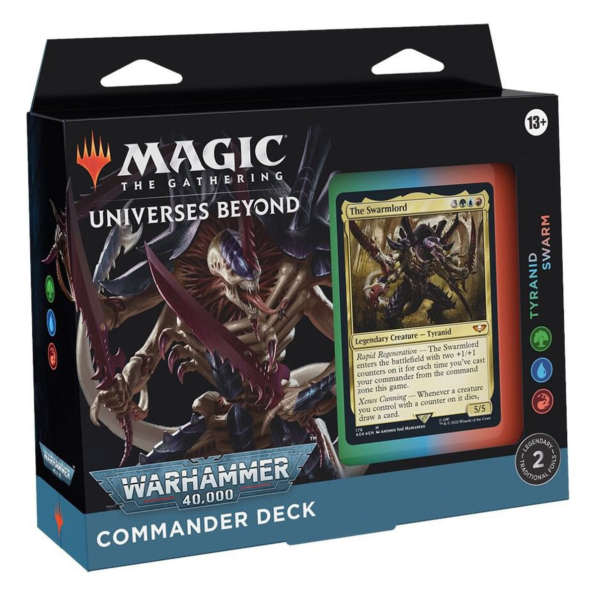 Warhammer 40,000 Commander Deck - Tyranid Swarm – Magic: The Gathering English sealed product