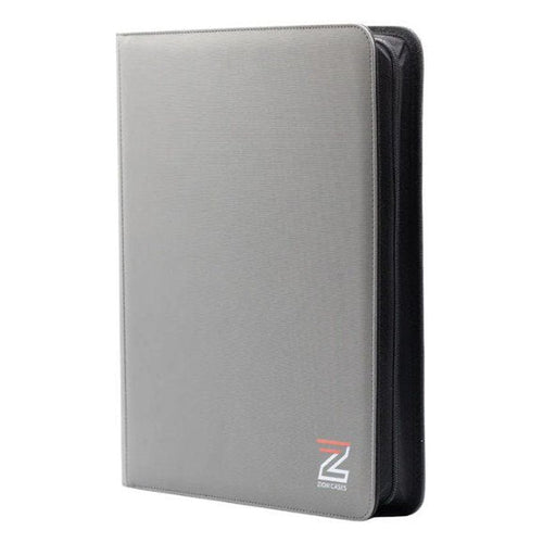 Zion Cases 9-Pocket Toploader Binder – Grey (252 Toploaders)